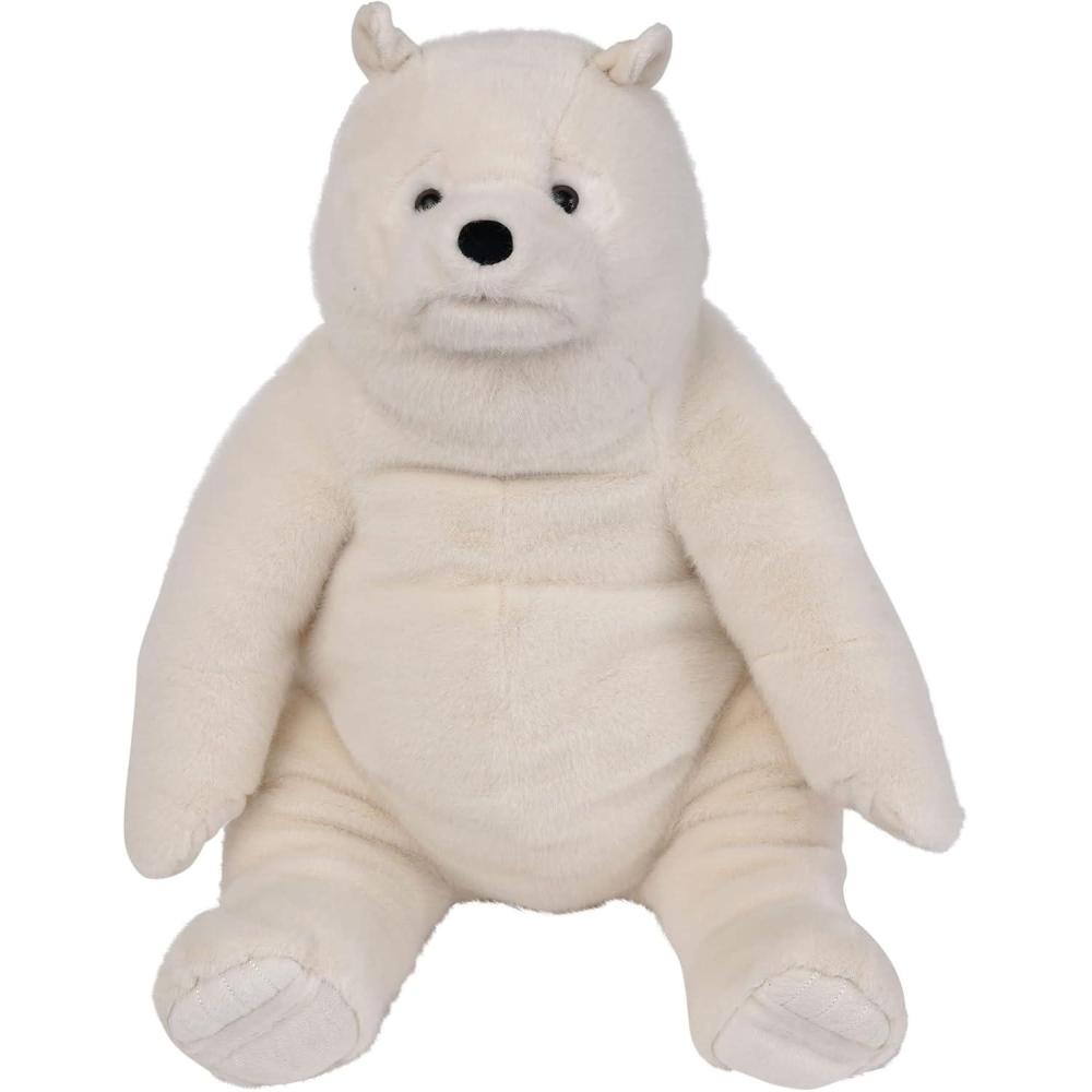 imageManhattan Toy 18quot Cream Kodiak Teddy Bear Plush Toy with Faux Fur and SuedeLike Paws