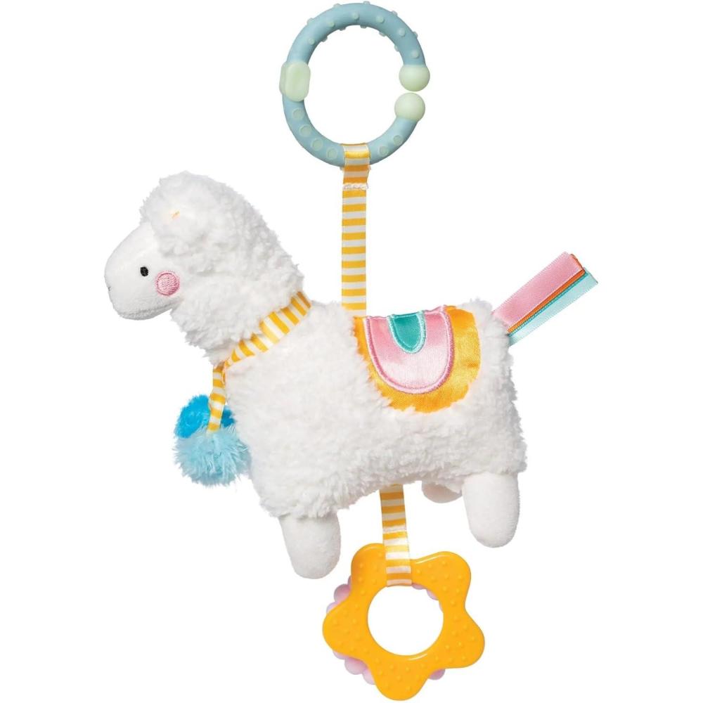 imageManhattan Toy Llama Clipon Baby Travel and Teething ToyLlama Travel Toy