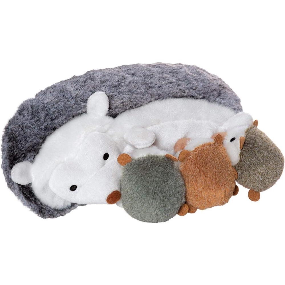 imageManhattan Toy Nursing Nissa Nurturing Hedgehog Stuffed Animal with Plush Baby HogletsNissa Hedgehog