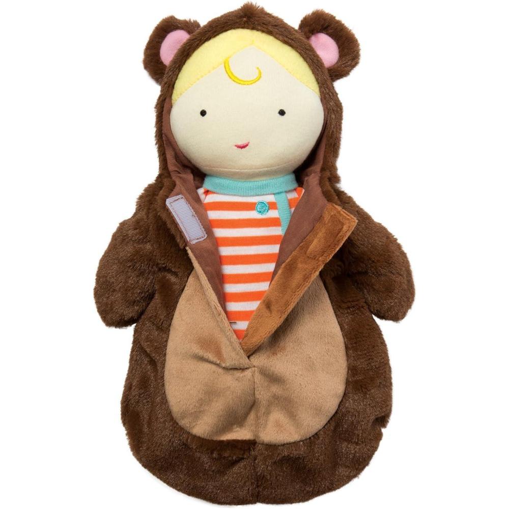 imageManhattan Toy Snuggle Baby Doll ampamp Hooded Bear Sleep SackBear