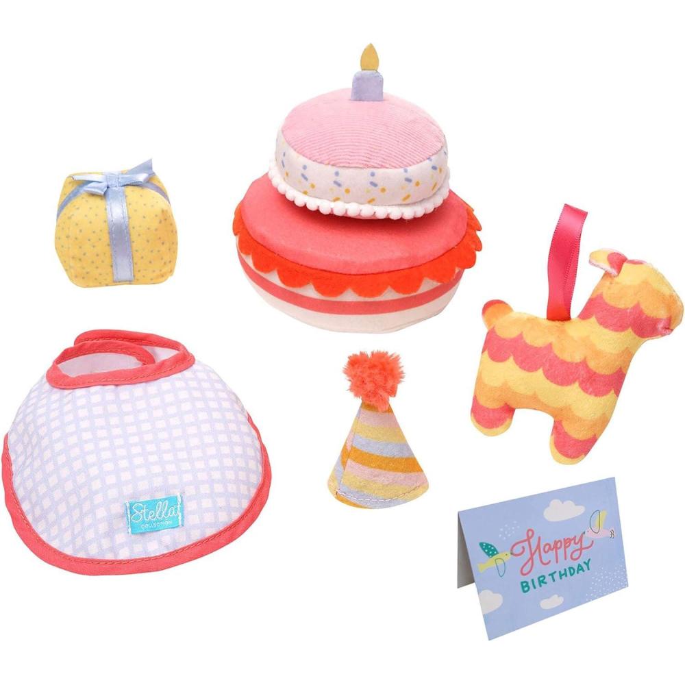 imageManhattan Toy Stella Collection Birthday Party 6 Piece Baby Doll Birthday Party Playset for 12quot and 15quot Stella Dolls