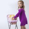Manhattan Toy Baby Stella Blissful Blooms High Chair First Baby Doll Play Set for 12″ and 15″ Soft Dolls