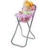 Manhattan Toy Baby Stella Blissful Blooms High Chair First Baby Doll Play Set for 12″ and 15″ Soft Dolls