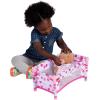 Manhattan Toy Baby Stella Take Along Baby Doll Crib Accessory Set for 12″ and 15″ Soft Dolls