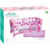 Manhattan Toy Baby Stella Take Along Baby Doll Crib Accessory Set for 12″ and 15″ Soft Dolls