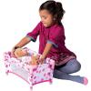Manhattan Toy Baby Stella Take Along Baby Doll Crib Accessory Set for 12″ and 15″ Soft Dolls