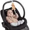 Manhattan Toy Bumble Bear Baby Travel Toy with Jiggle Pull, Crinkle Fabric and Adjustable Loop for Carriers and Cribs(Bumble Bear)