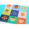 Manhattan Toy Making Faces 34-Piece Bilingual Emotion Toy for Kids 3 Years and Up for English and French Learning(Making Faces Magnetic Set)