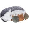 Manhattan Toy Nursing Nissa Nurturing Hedgehog Stuffed Animal with Plush Baby Hoglets(Nissa Hedgehog)