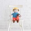 Manhattan Toy Playdate Friends Alex Machine Washable and Dryer Safe 14 Inch Doll with Mini Bear Stuffed Animal(Alex)