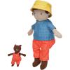 Manhattan Toy Playdate Friends Alex Machine Washable and Dryer Safe 14 Inch Doll with Mini Bear Stuffed Animal(Alex)