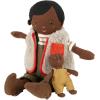 Manhattan Toy Playdate Friends Alex Machine Washable and Dryer Safe 14 Inch Doll with Mini Bear Stuffed Animal(Ellis)