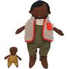 Manhattan Toy Playdate Friends Alex Machine Washable and Dryer Safe 14 Inch Doll with Mini Bear Stuffed Animal(Ellis)