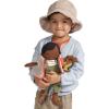 Manhattan Toy Playdate Friends Alex Machine Washable and Dryer Safe 14 Inch Doll with Mini Bear Stuffed Animal(Ellis)