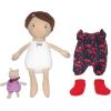 Manhattan Toy Playdate Friends Alex Machine Washable and Dryer Safe 14 Inch Doll with Mini Bear Stuffed Animal(Freddie)