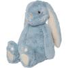 Manhattan Toy River The Blue & Light Apricot Snuggle Bunnies 12″ Stuffed Animal with Embroidered Accents