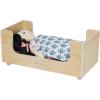 Manhattan Toy Sleep Tight Wooden Play Sleigh Bed with Pillow and Blanket for Dolls and Stuffed Animals(Sleep Tight)