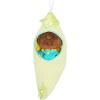 Manhattan Toy Snuggle Pod Snuggle Bug First Baby Doll with Cozy Sleep Sack for Ages 6 Months and Up(Sweet Pea Brown)