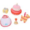 Manhattan Toy Stella Collection Birthday Party 6 Piece Baby Doll Birthday Party Playset for 12″ and 15″ Stella Dolls