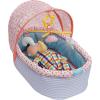 Manhattan Toy Stella Collection Soft Baby Doll Crib with Removable Canopy and Mobile for 12″ to 15″ Baby Dolls