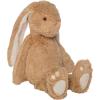 Manhattan Toy Willow The Coffee & Beige Snuggle Bunnies 12″ Stuffed Animal with Embroidered Accents(Modern)
