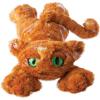 Manhattan Toy Lanky Cats Ziggy Black Cat Stuffed Animal 14 inch(Golden Ginger)