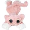 Manhattan Toy Lanky Cats Ziggy Black Cat Stuffed Animal 14 inch(Pink Mochi)