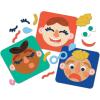 Manhattan Toy Making Faces 34-Piece Bilingual Emotion Toy for Kids 3 Years and Up for English and French Learning(Making Faces Magnetic Set)