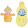Manhattan Toy Snuggle Pod Snuggle Bug First Baby Doll with Cozy Sleep Sack for Ages 6 Months and Up(Hunny Bunny Beige)
