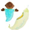 Manhattan Toy Snuggle Pod Snuggle Bug First Baby Doll with Cozy Sleep Sack for Ages 6 Months and Up(Sweet Pea Brown)