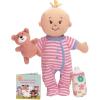 Manhattan Toy Wee Baby Stella Sleepy Time Scents Soft Doll Set, 12″,Peach(Peach)