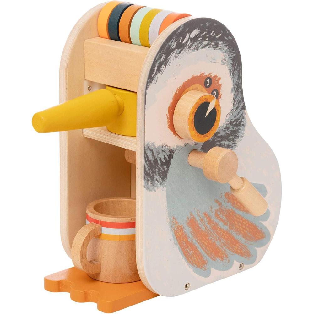 imageManhattan Toy Early Bird Espresso Toddler ampamp Kids Pretend Play Cooking Toy Set