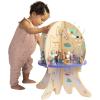 Manhattan Toy Deep Sea Adventure Wooden Toddler Activity Center with Clacking Clams, Spinning Gears, Gliders and Bead Runs(Toddler)