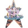 Manhattan Toy Double-Decker Celestial Star Explorer Wooden Activity Center with Shape Gliders, Spinners, Bead Runs and Alluring Artwork