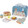 Manhattan Toy Forest Tales 17-Piece Pretend Bread Baking and Serving Set for Two with Carrying Case