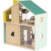 Manhattan Toy Little Nook 19-Piece Wooden Playhouse with Loft for Kids 3 + Year Old and Up