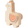 Manhattan Toy Musical Forest Trio 3 Piece Wooden Toy Set for Toddlers with Bear Rattle, Llama Clacker & Hedgehog Guiro