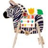 Manhattan Toy Safari Zebra Wooden Toddler Activity Toy