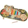 Manhattan Toy Tiger Tunes Wooden Toddler and Preschool Musical Toy Instrument with Optional Wall Mounting