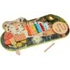 Manhattan Toy Tiger Tunes Wooden Toddler and Preschool Musical Toy Instrument with Optional Wall Mounting