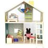 Manhattan Toy Little Nook 19-Piece Wooden Playhouse with Loft for Kids 3 + Year Old and Up