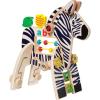 Manhattan Toy Safari Zebra Wooden Toddler Activity Toy