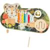 Manhattan Toy Tiger Tunes Wooden Toddler and Preschool Musical Toy Instrument with Optional Wall Mounting