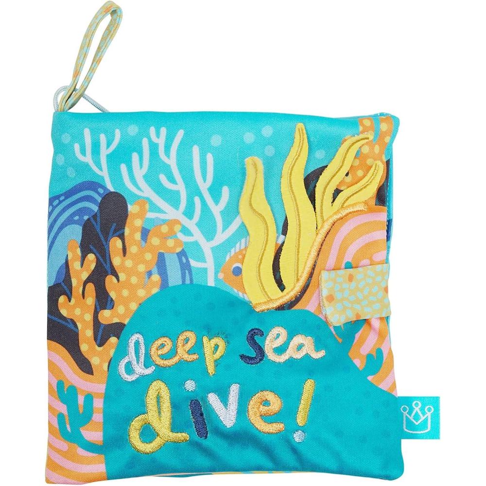 imageManhattan Toy Arctic Adventure Machine Washable Soft Bath Time Activity Book for Infants and ToddlersDeep Sea Dive