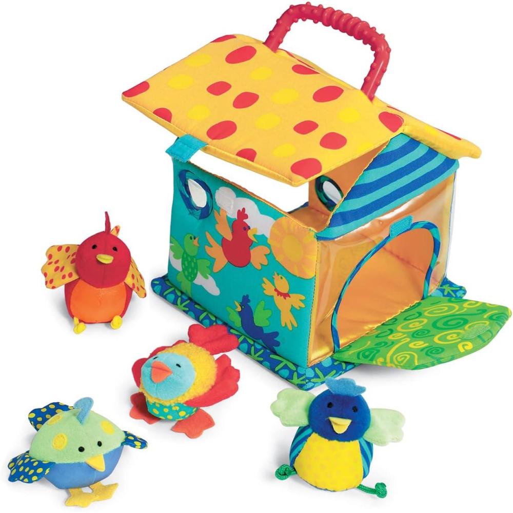 imageManhattan Toy Put and Peek Birdhouse Soft Activity Toy 75 x 75 x 9 inches