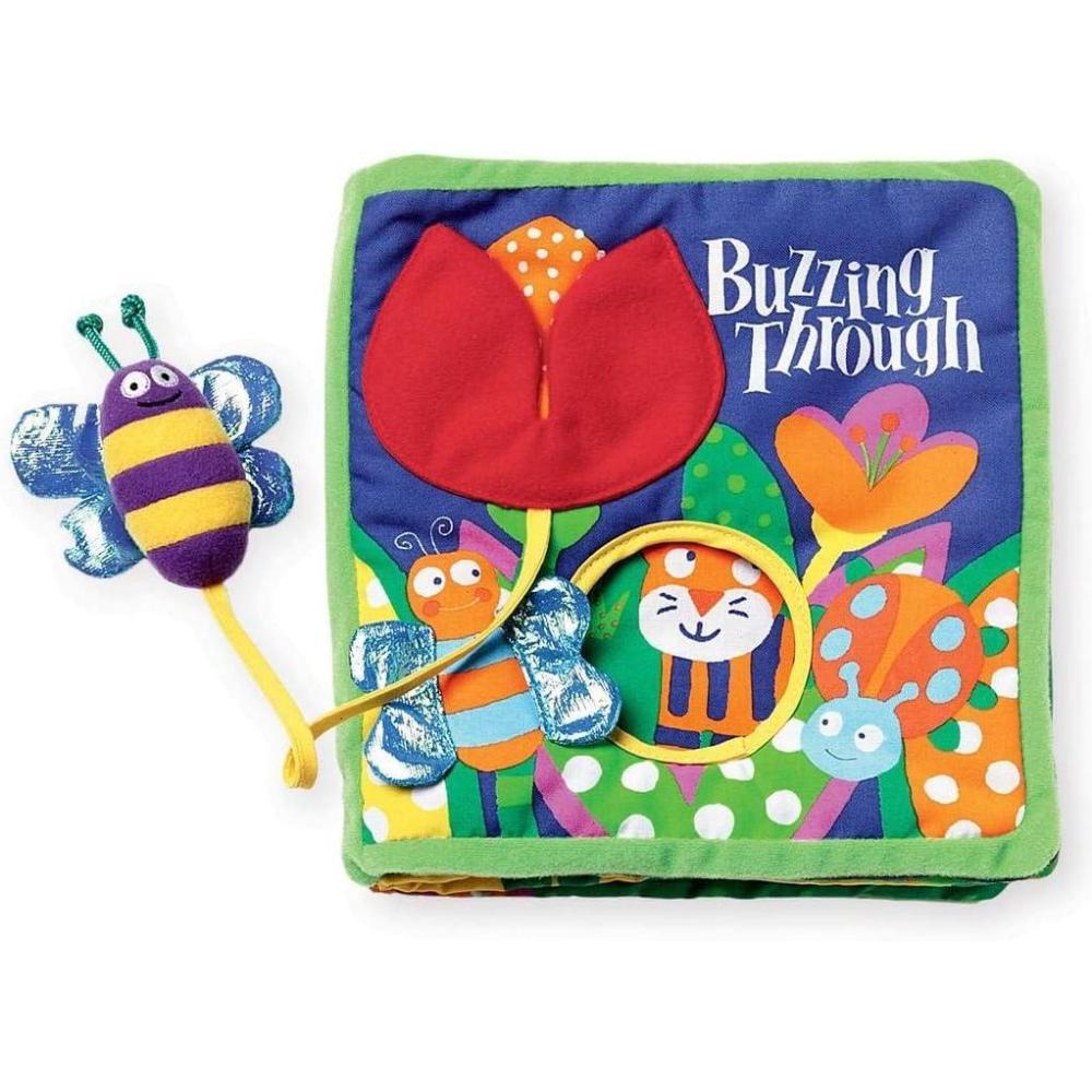 imageManhattan Toy Soft Activity Book with Tethered Toy Buzzing Through