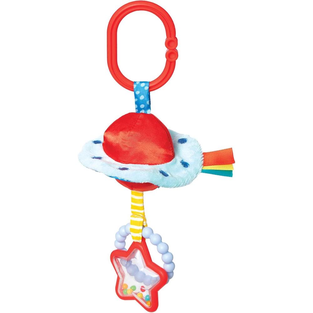 imageManhattan Toy UFO Clipon Baby Travel Toy with Rattles and Teethers Small