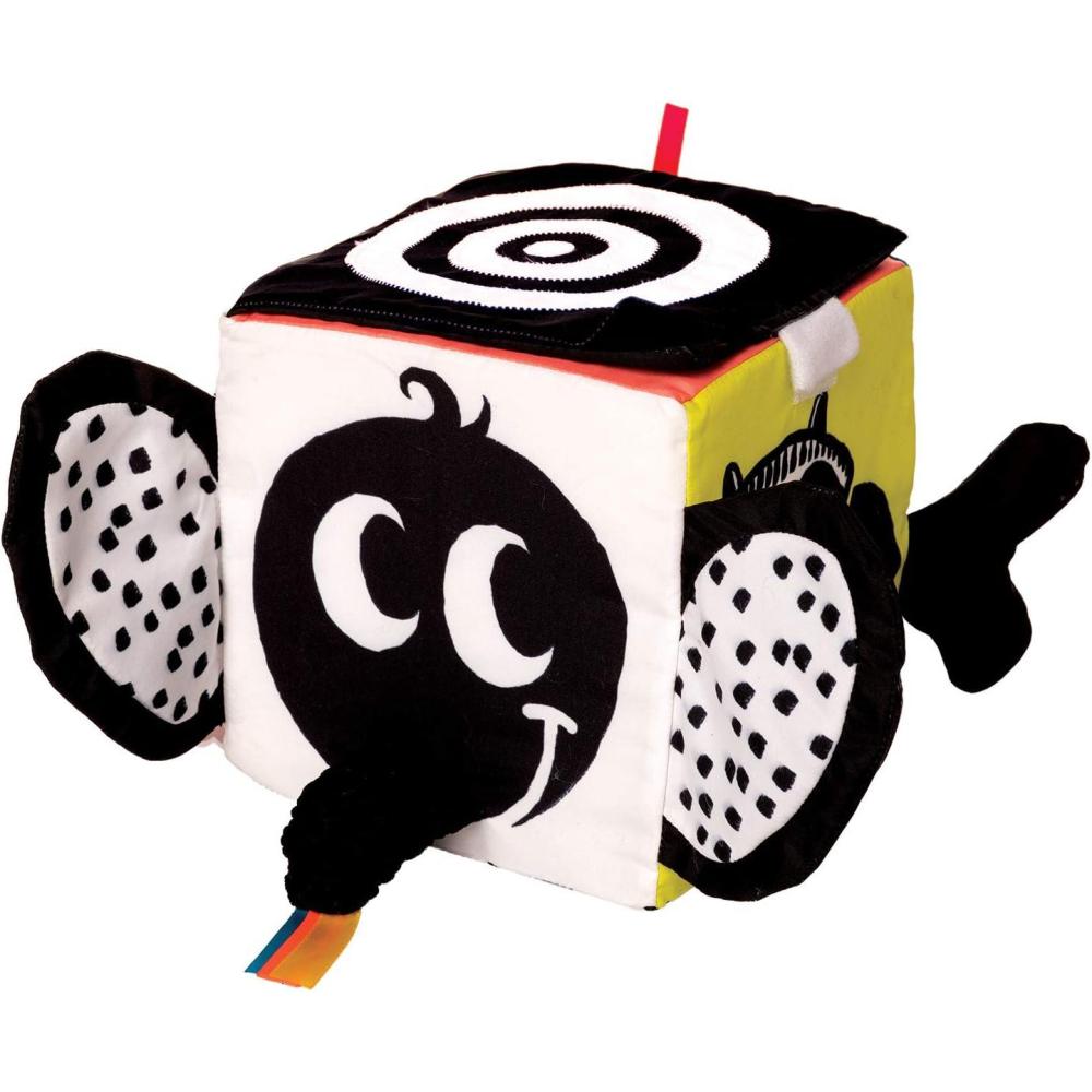 imageManhattan Toy WimmerFerguson Learning Cube Multisensory Soft Baby Activity ToyLearning Cube