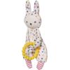 Manhattan Toy Cherry Blossom Days Cloud Baby Circle Rattle with Crinkle Paper and Teethers(Bunny Blankie)