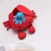Manhattan Toy Neoprene Crab 5-Piece Floating Spill n Fill Bath Toy with Quick Dry Sponges and Squirt Toy(Crab)